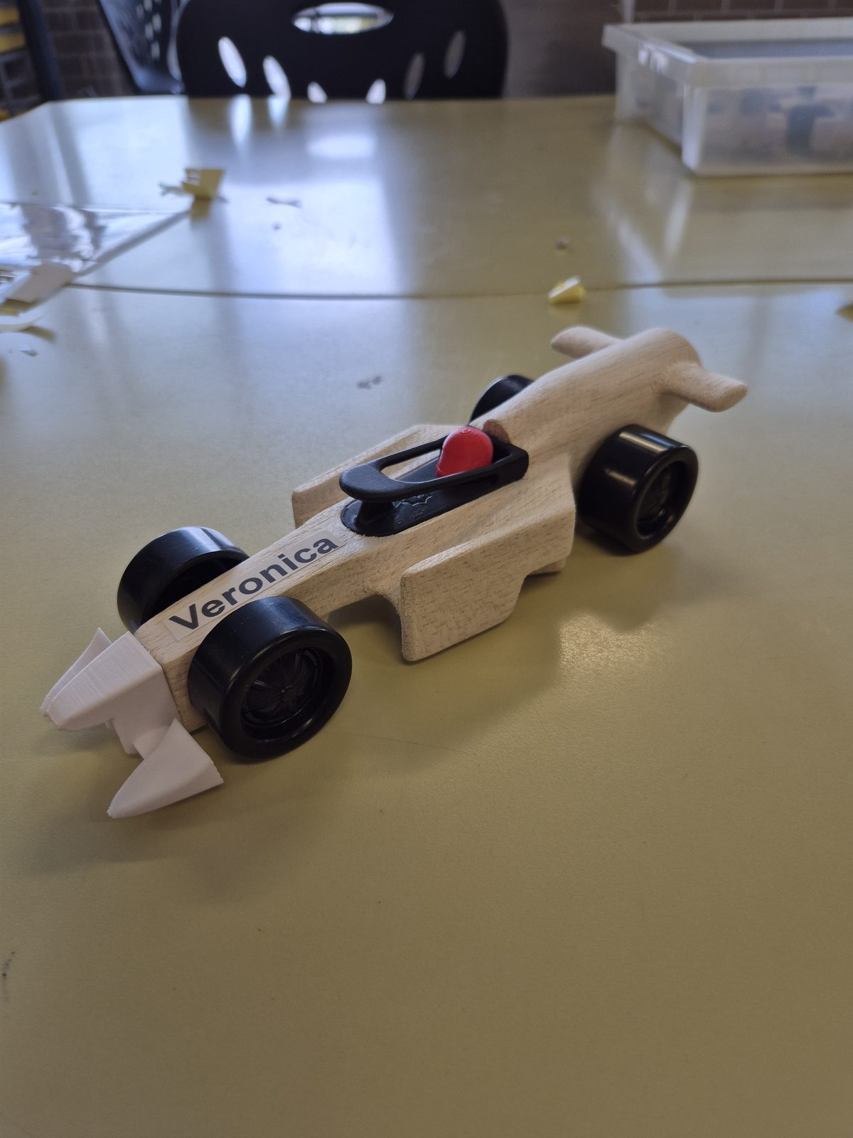 Veronica car ready to race